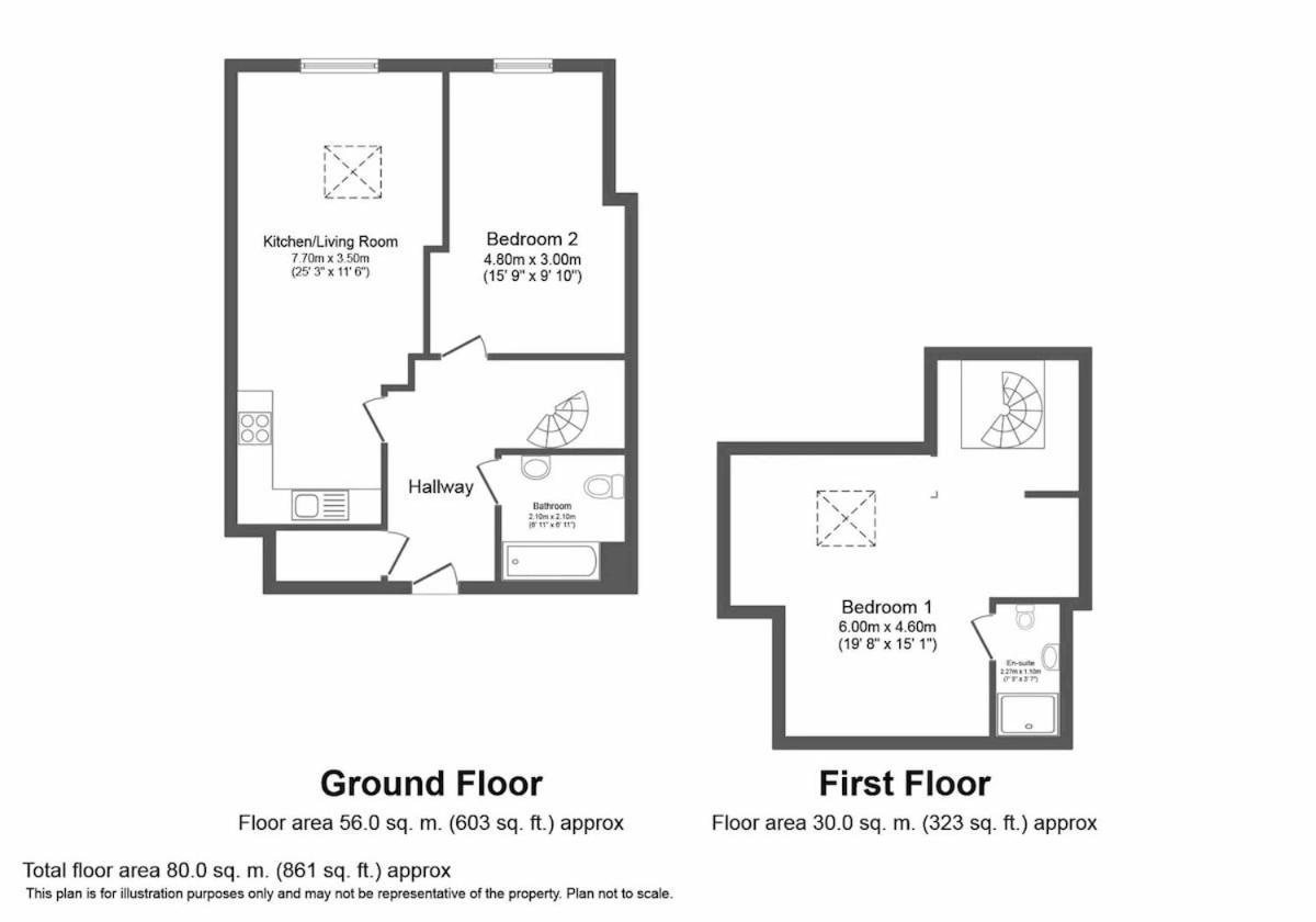 Apartment Lovely 2-bed Loft In Centre