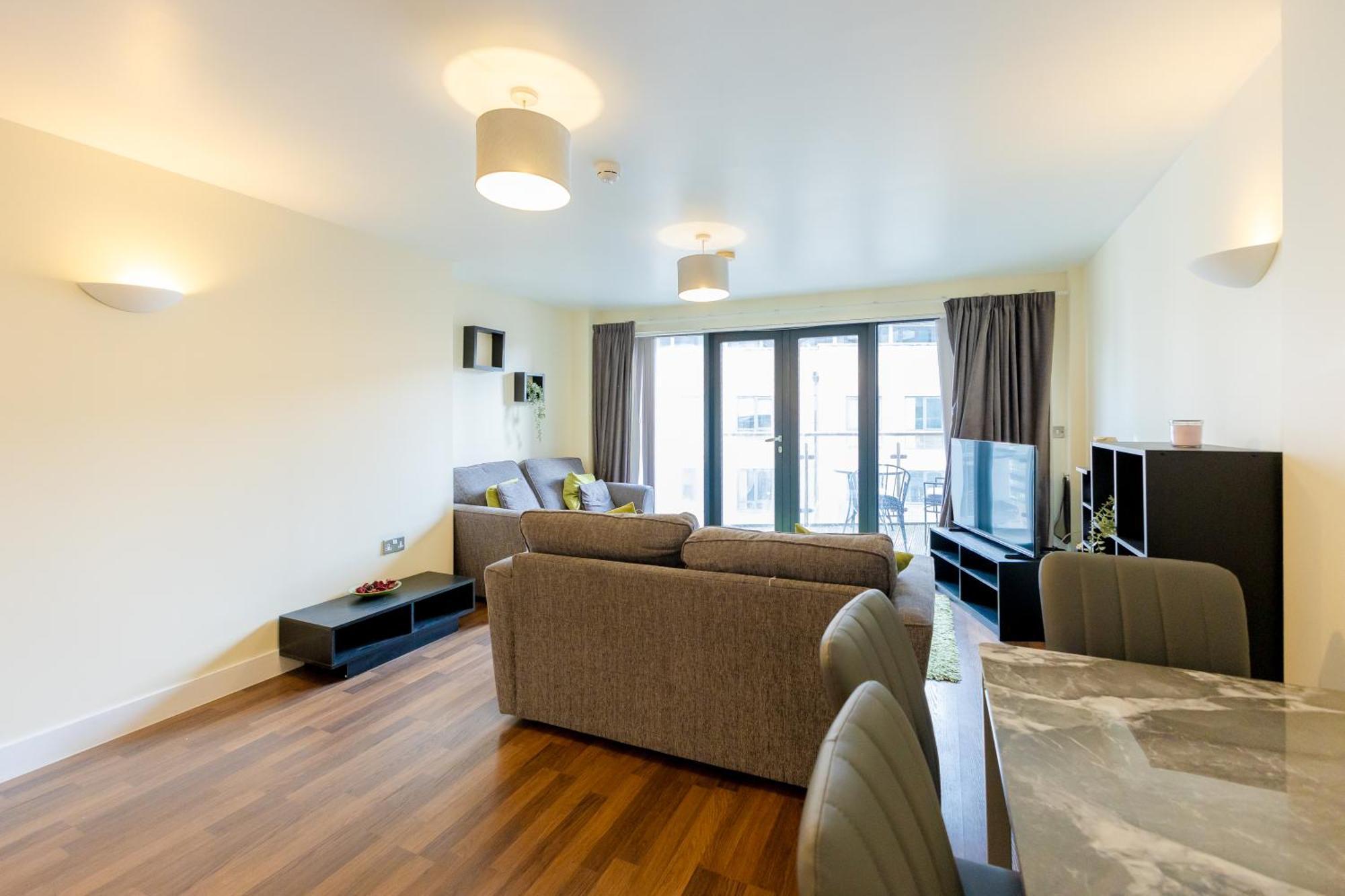The Elegant 2 Bed Ensuite Flat In Deansgate *