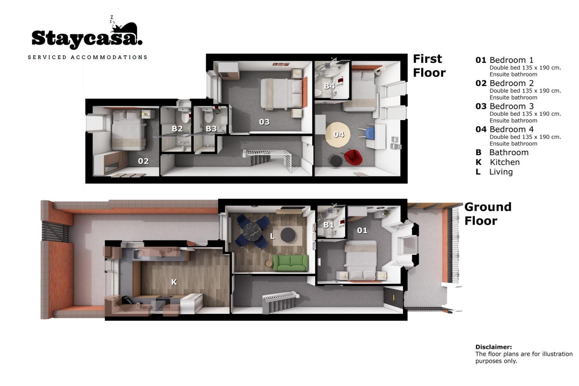 Vakantiehuis Ashfield Co-Living - Private Room Self-Cater *