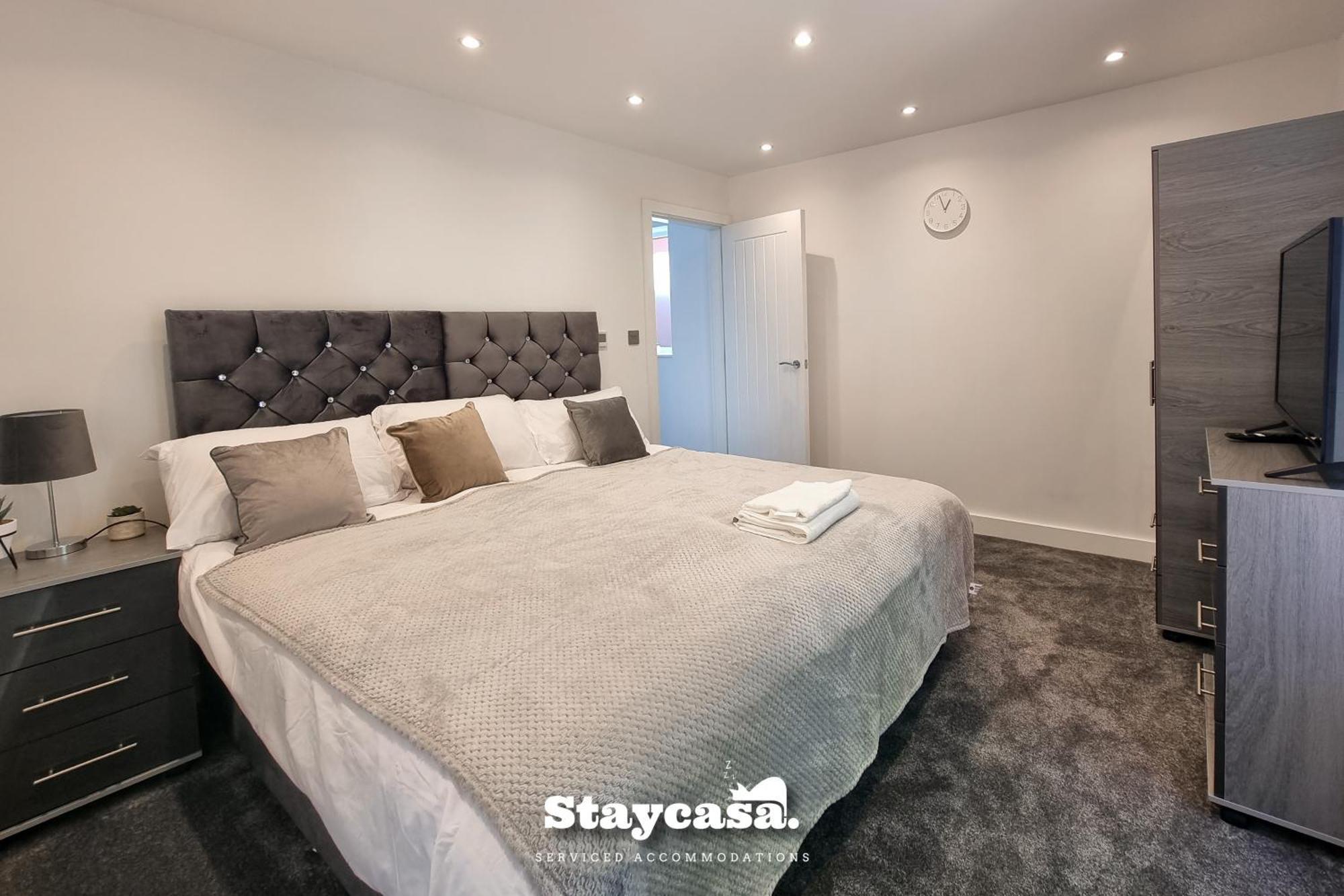 Harmony Living Modern New Build With Parking Holiday home Manchester