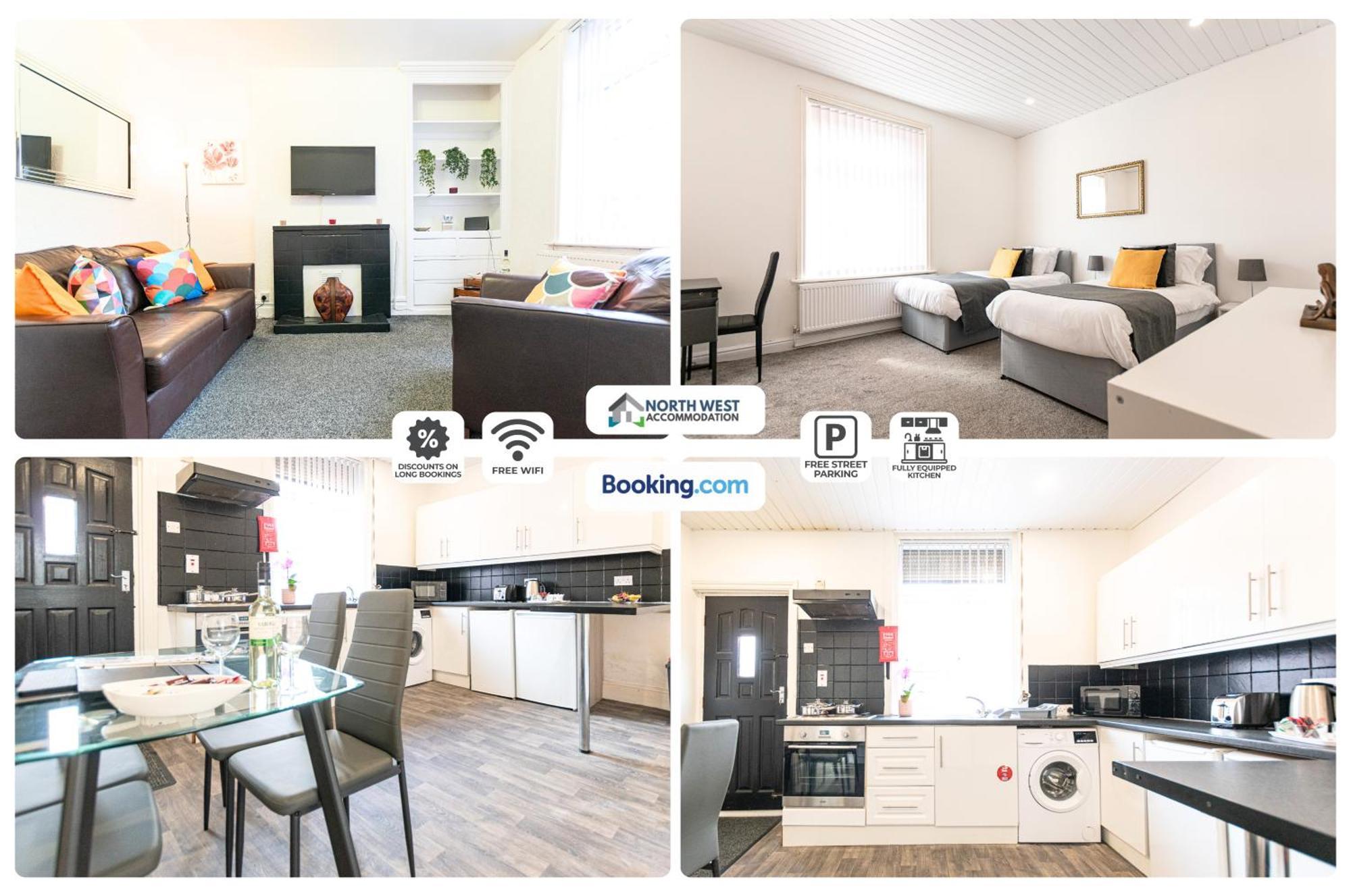 Work 2br With Parking & Wifi Holiday home *