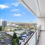 High Rise 2 Bedroom & 2 Bath Apartment With Parking, Balcony & Amazing View
