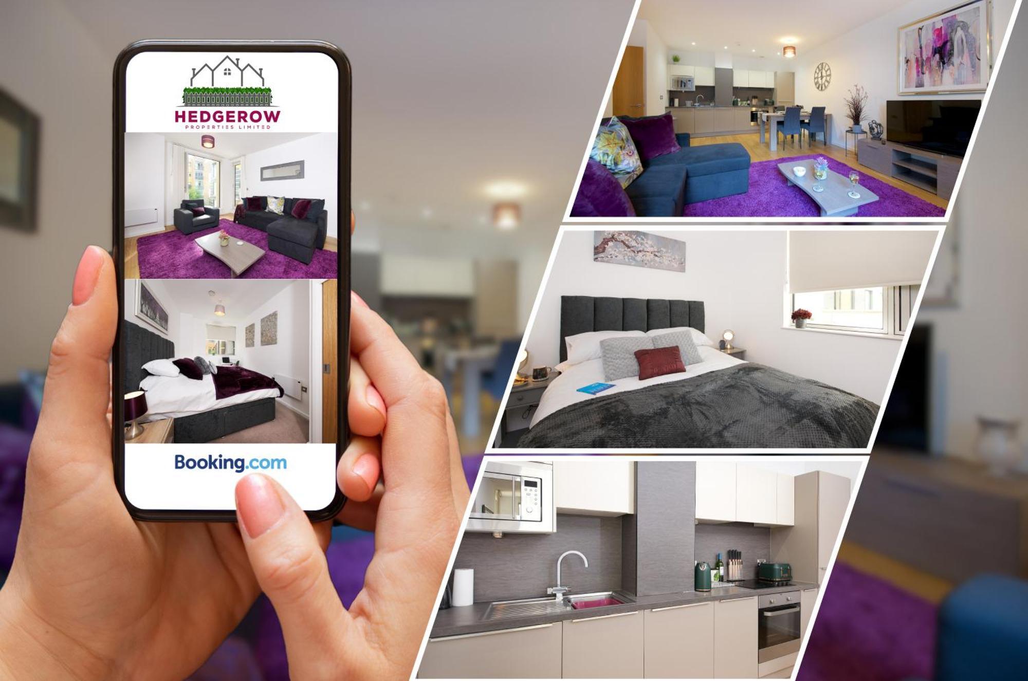Hedgerow City: Modern 2-bed For Contractors Apartment Manchester