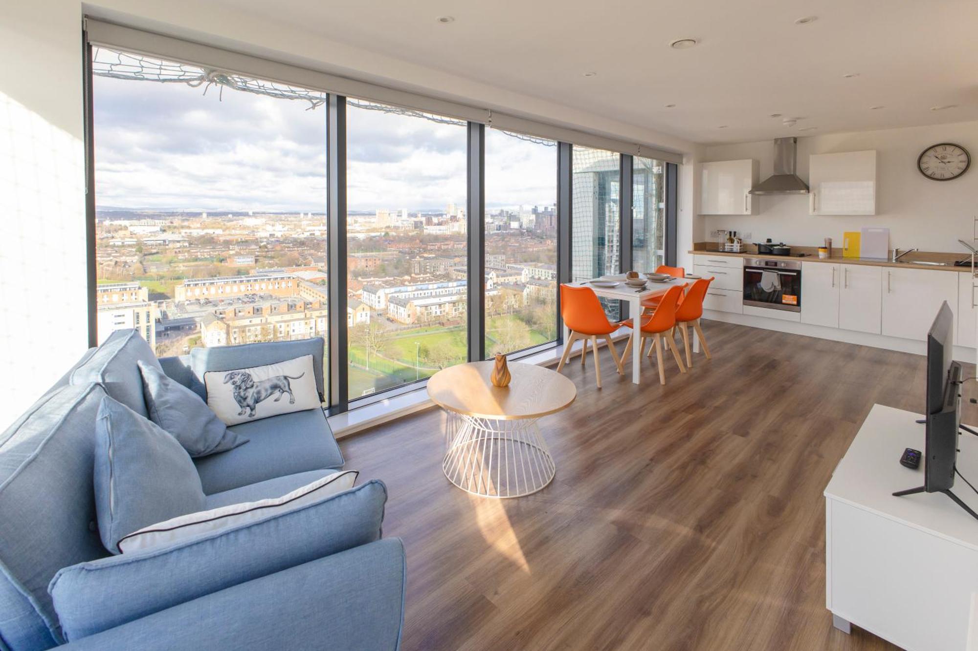 Apartment Quayside Penthouse 2 Bedroom Ensuite Near Media & United Manchester