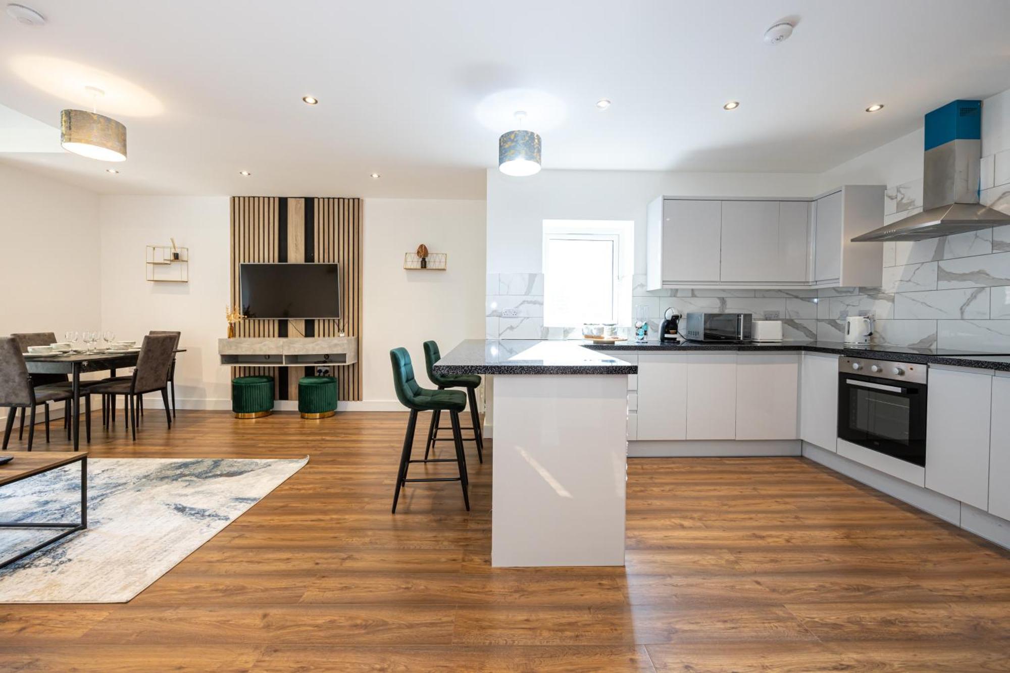 Luxury 2br In Chorlton, Free Parking Apartment *