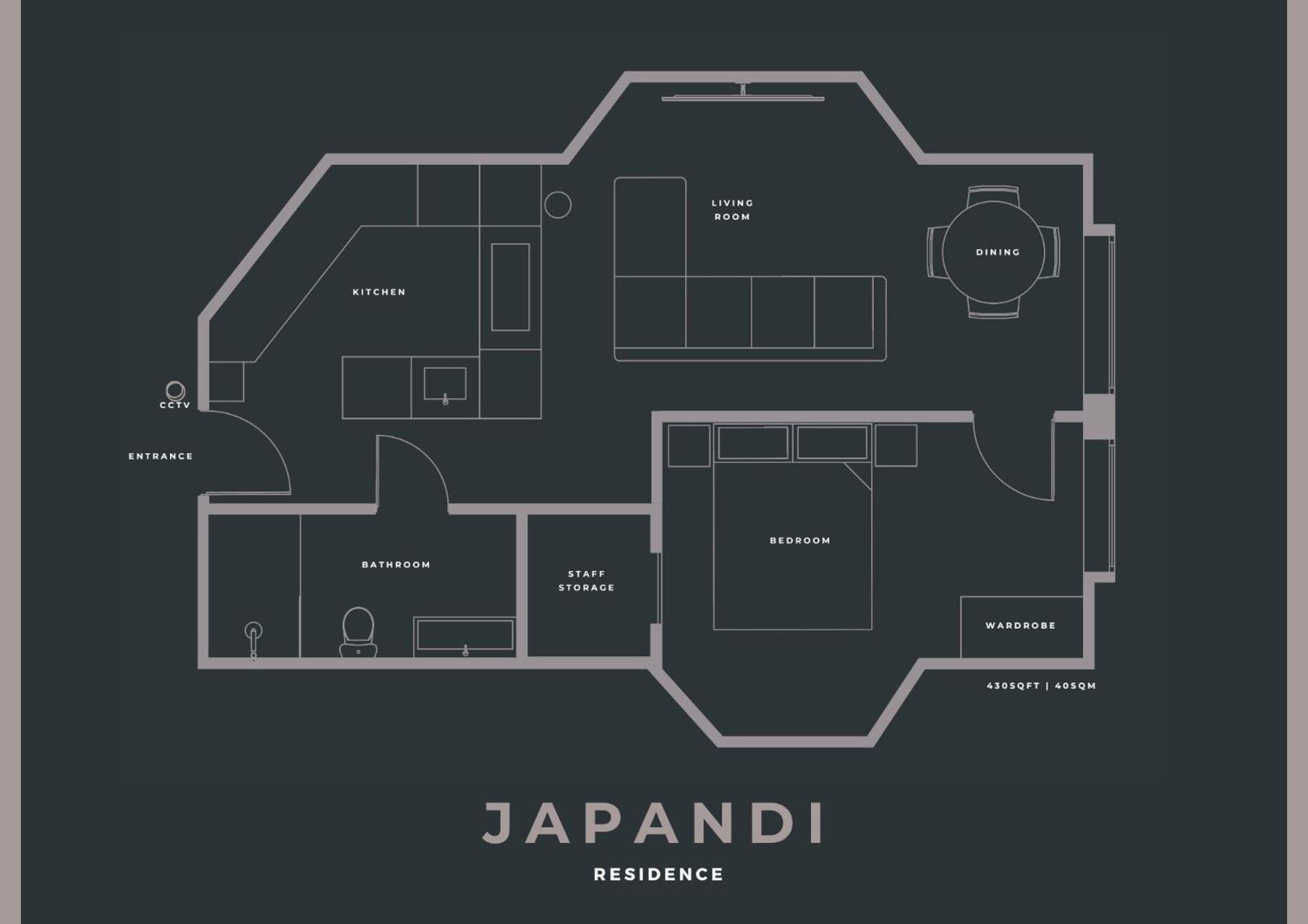 Japandi By The Heim Residences Apartment