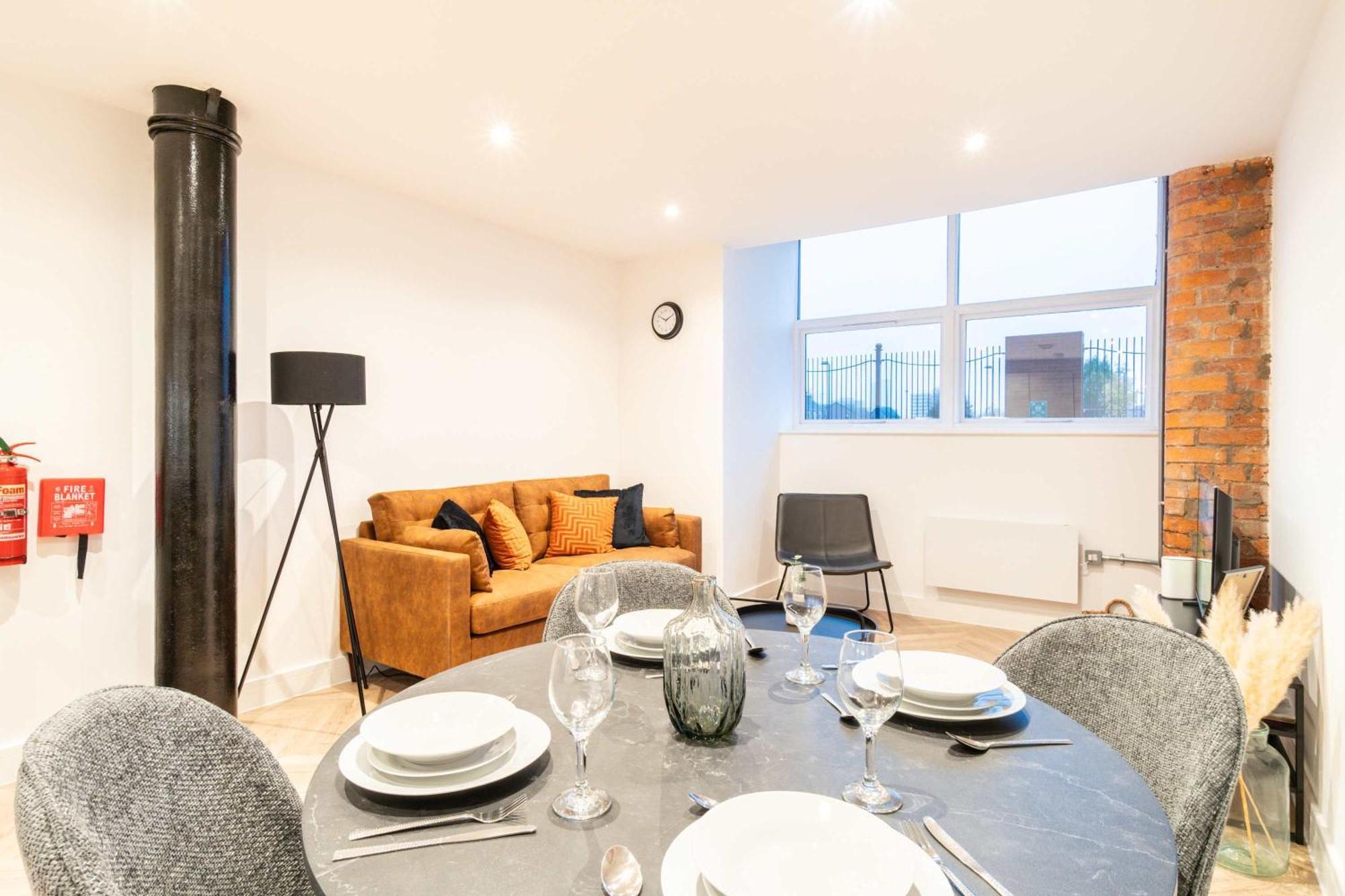 Apartment Modern 2 Bed Close To Etihad Manchester