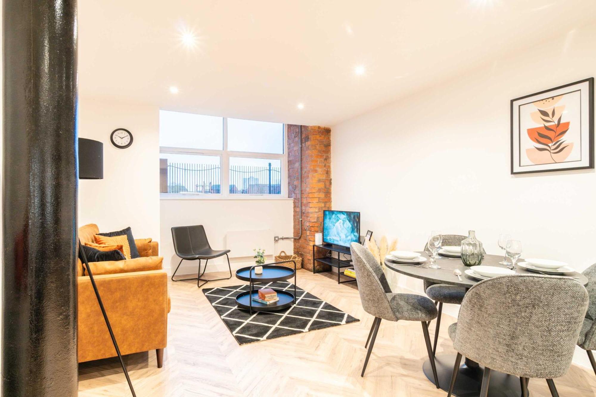 Modern 2 Bed Close To Etihad Apartment Manchester