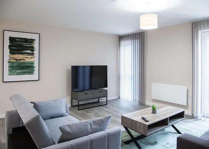 Modern 2Bd Apartment In Manchester City