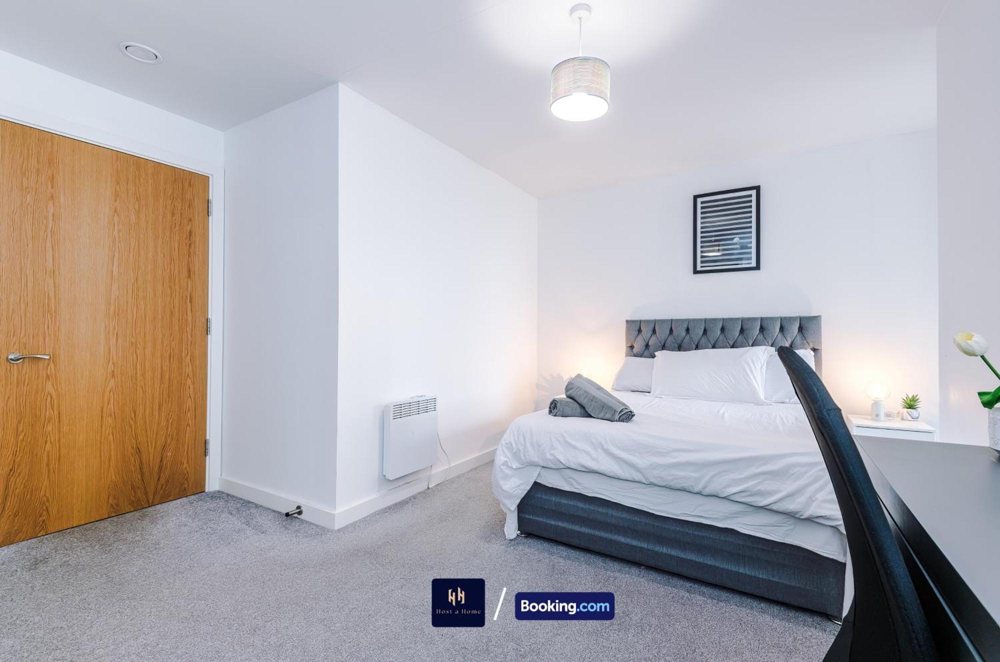 2 Extra Large Bedroom By Host A Short Lets & Serviced With Free Wifi Appartement *